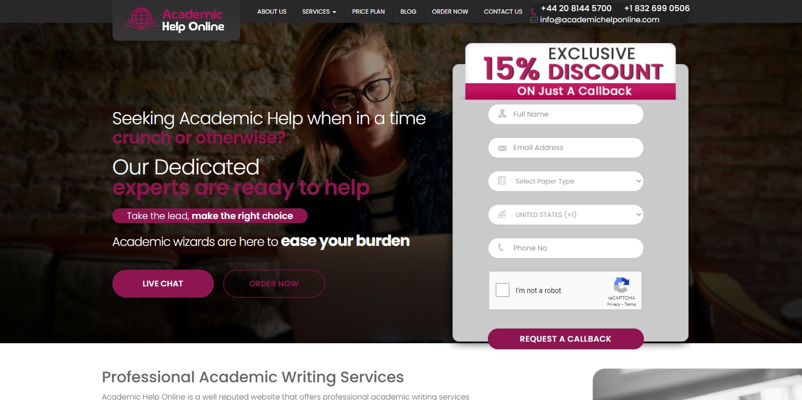 academichelponline.com Review 2026 - Rated 1/5 SCAM UK writing service